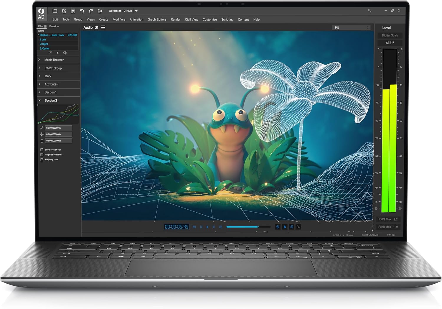 لپ تاپ دل استوک Dell Precision 5570 I7-12800H 16GB 512GB SSD RTX A2000-8G — تصویر ۶