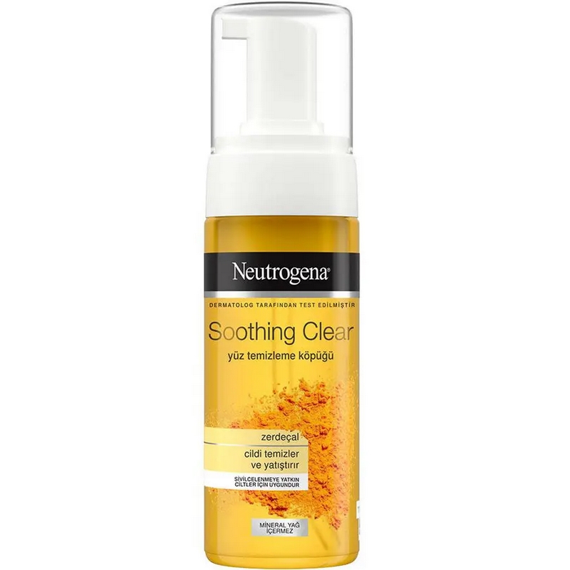 فوم شستشوی صورت نوتروژینا عصاره زردچوبه Soothing Clear