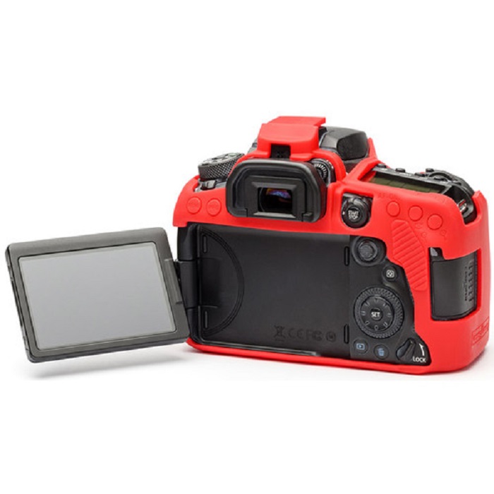 محافظ بدنه کانن EASYCOVER SILICONE PROTECTION COVER FOR CANON 90D (RED) — تصویر ۴