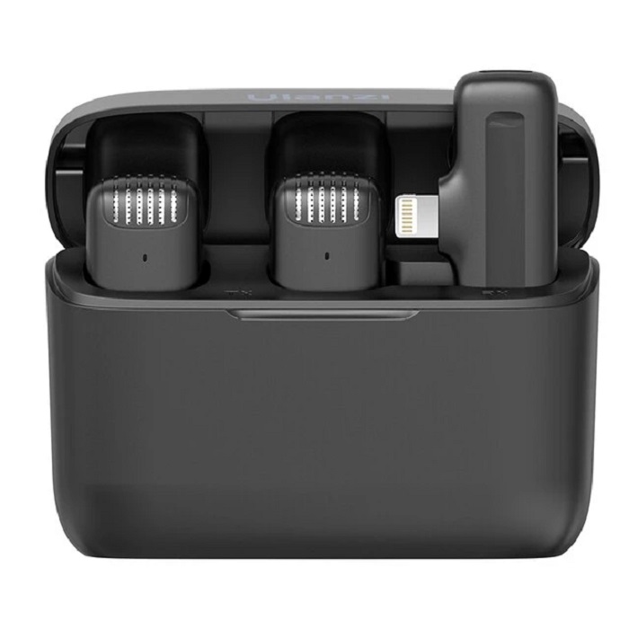 میکروفن یقه ای بیسیم مدل J13 Dual Lightning — تصویر ۴