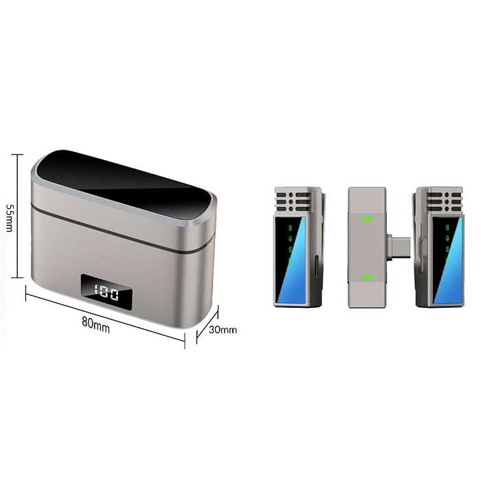 میکروفون بی سیم جی ماری مدل MW-15 برای آیفون — تصویر ۴