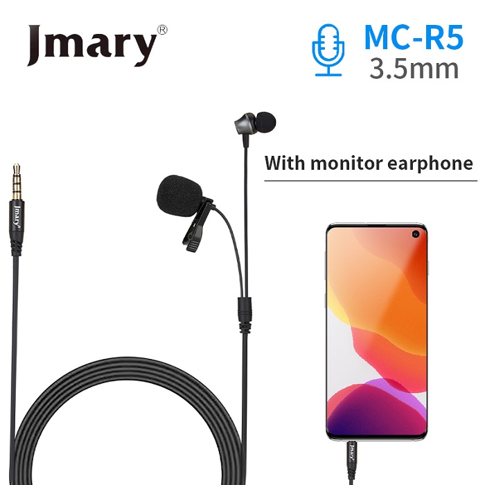 میکروفون یقه ای جیماری مدل Jmary MC-R5 Microphone — تصویر ۴