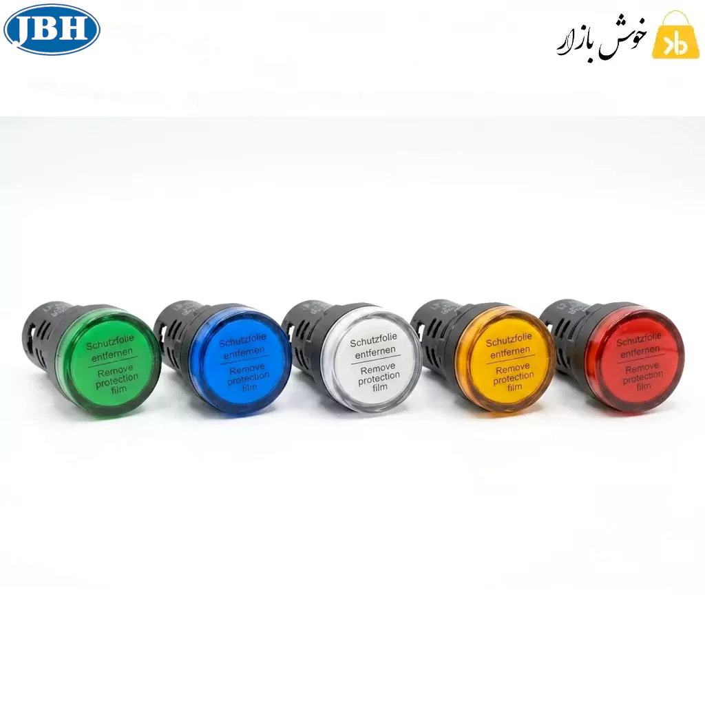 چراغ سیگنال ساده LED جی بی اچ (JBH) سایز 22 میلیمتر — تصویر ۳