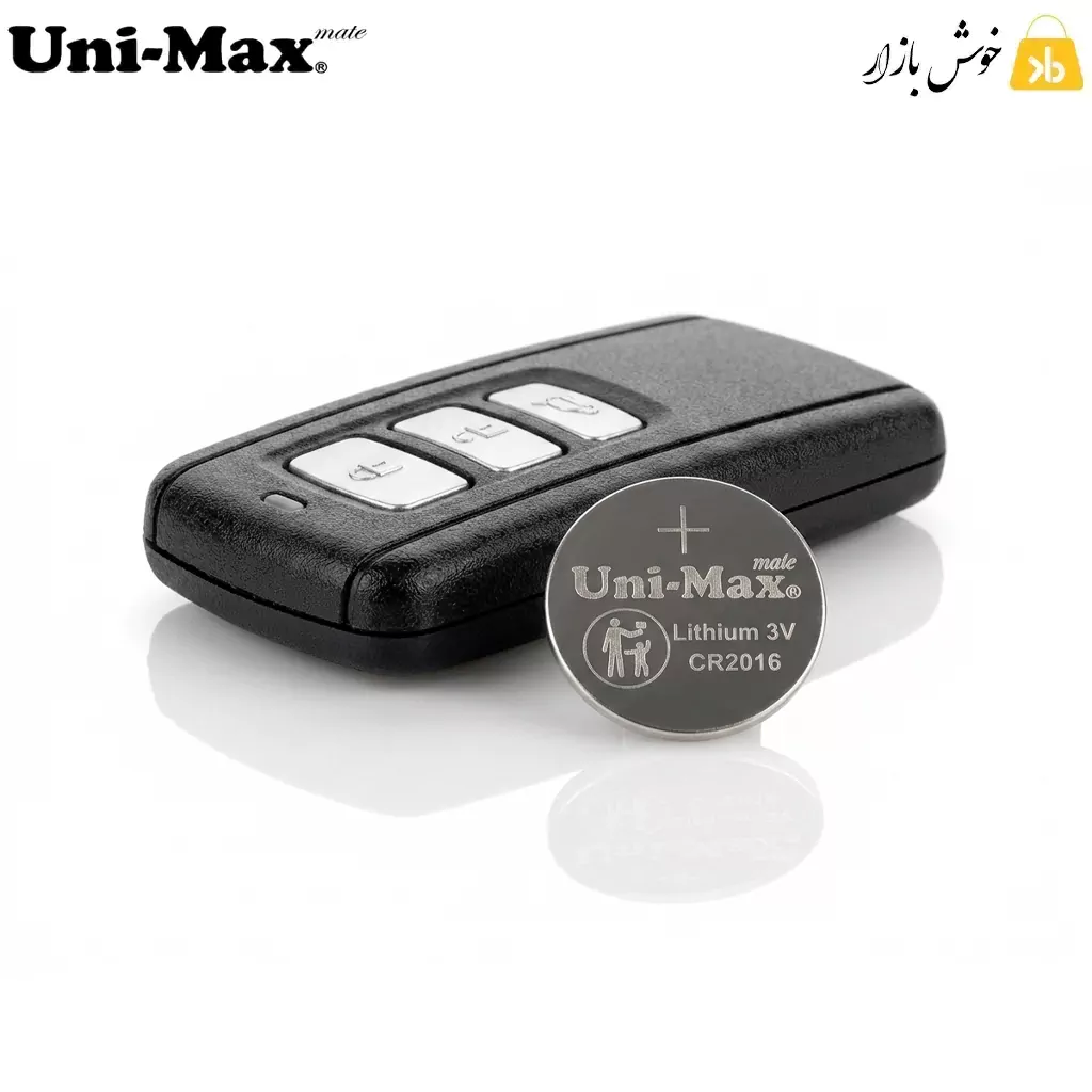 باتری سکه‌ای لیتیومی یونی‌مکس (Uni-Max) مدل CR2016 — تصویر ۳