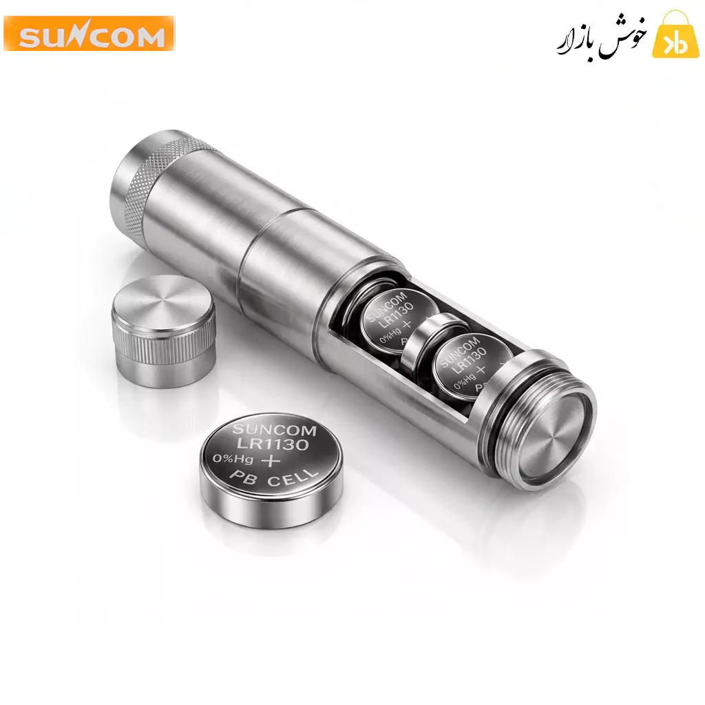 باتری سکه ای سانکام (Suncom) مدل LR1130 /AG10 / LR54 – پک 2 عددی — تصویر ۴