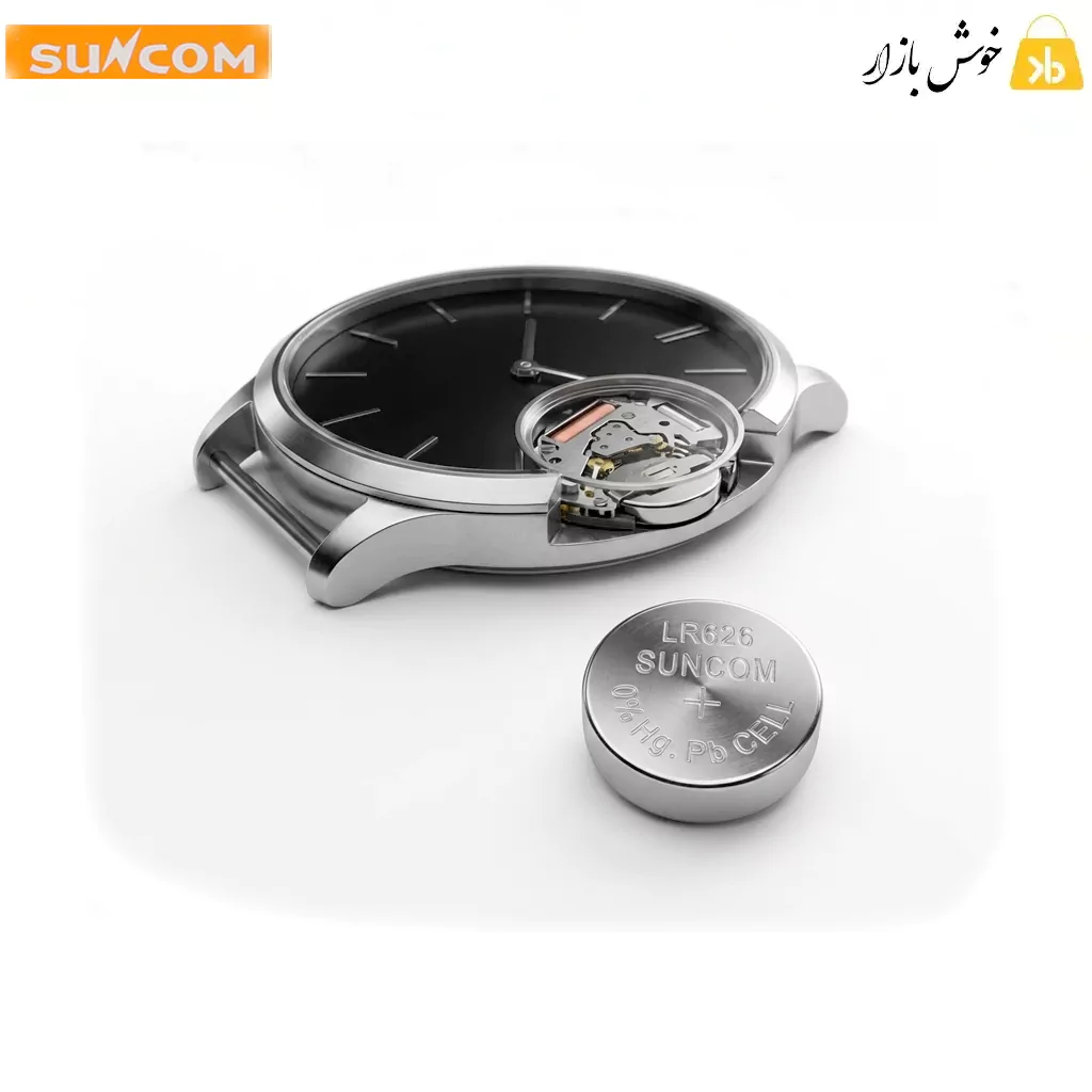 باتری ساعت سانکام (Suncom) مدل LR626 / LR66 /AG4 – پک 2 عددی — تصویر ۴