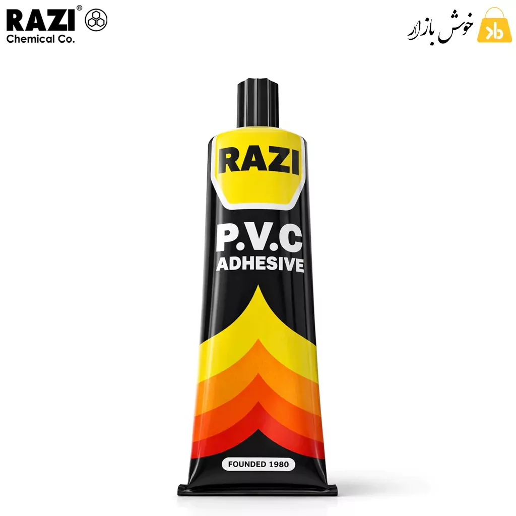چسب پی وی سی (PVC) رازی 100 میلی‌لیتر — تصویر ۲