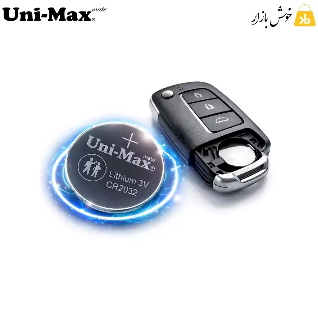 باتری سکه‌ای لیتیومی یونی مکس (Uni-Max) مدل CR2032 — تصویر ۴