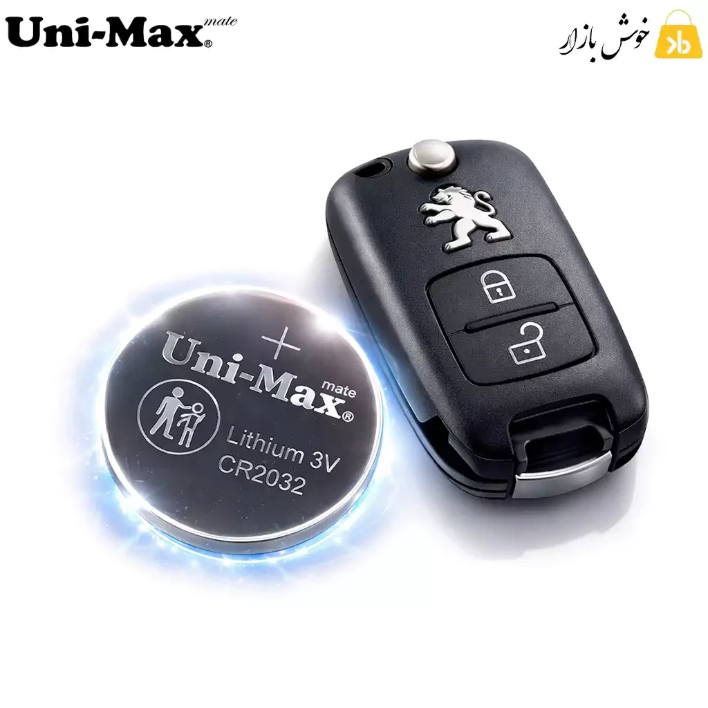 باتری سکه‌ای لیتیومی یونی مکس (Uni-Max) مدل CR2032 — تصویر ۲
