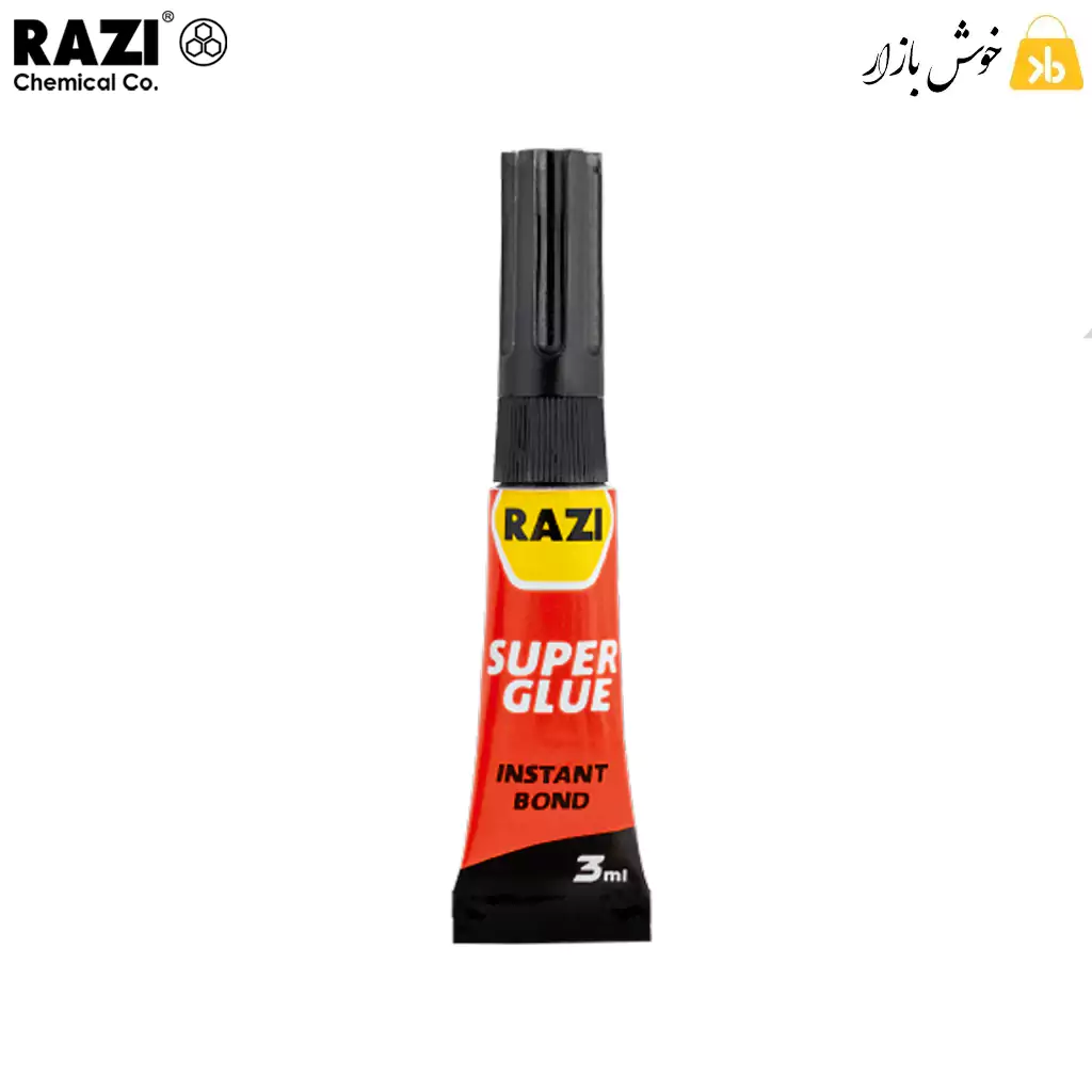 چسب قطره‌ای رازی 3 میل (Super Glue) — تصویر ۲