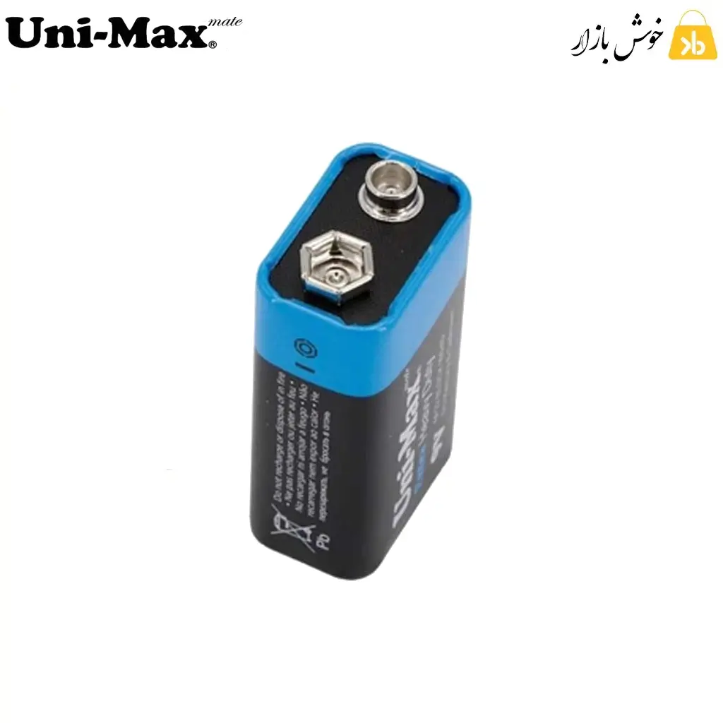 باتری کتابی 9 ولت یونی مکس مدل Extra Heavy Duty — تصویر ۳