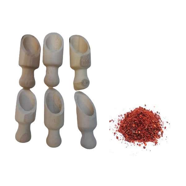 پیمانه چوبی سرتاس Wood Art بسته 6 عددی — تصویر ۳