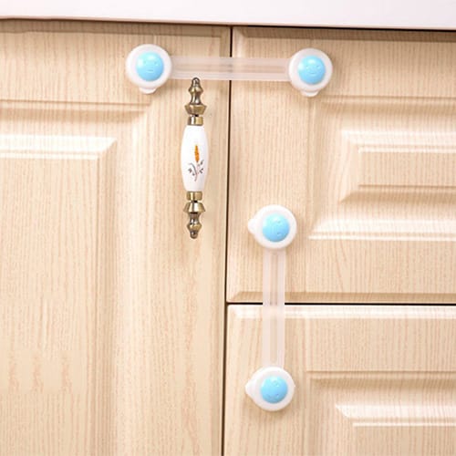 قفل و محافظ درب کابینت کودک (بسته 2 عددی) — تصویر ۴