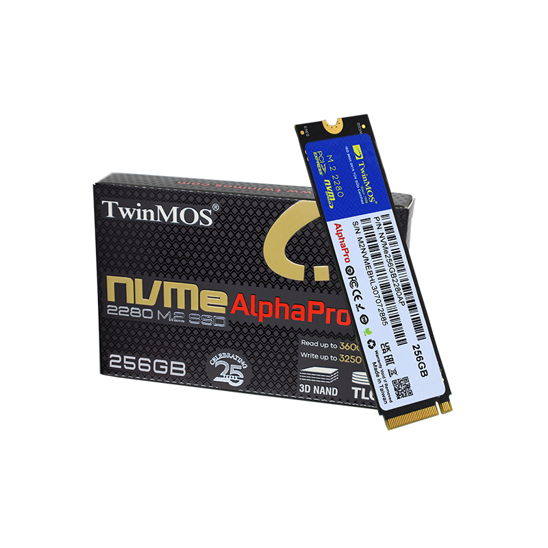 حافظه SSD اینترنال توین موس M.2 NVMe مدل AlphaPro ظرفیت 256 گیگابایت