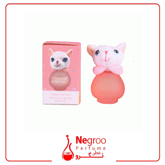 عطر عروسکی Beibei Bear مدل گربه سفید کد 20-144 اورجینال — تصویر ۲