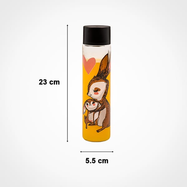 بطری آب استوانه ای کوچک چاپدار (کد 1726) — تصویر ۳