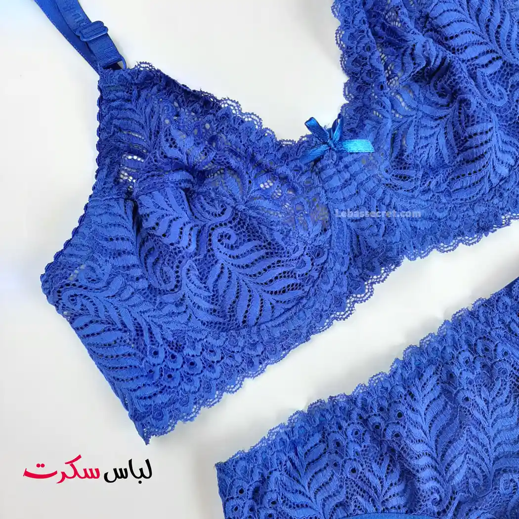 ست شورت و سوتین فانتزی توری ls115 — تصویر ۴