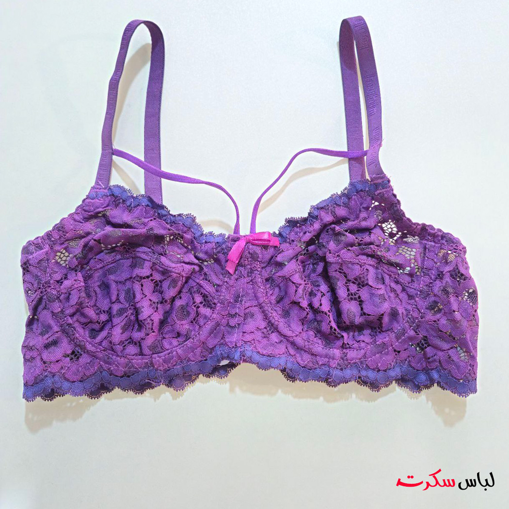 ست شورت و سوتین توری فنردار ls717 — تصویر ۵