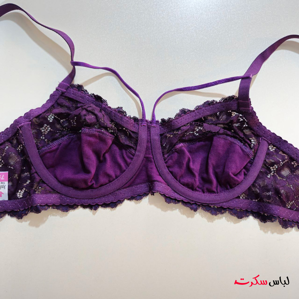 ست شورت و سوتین توری فنردار ls717 — تصویر ۶