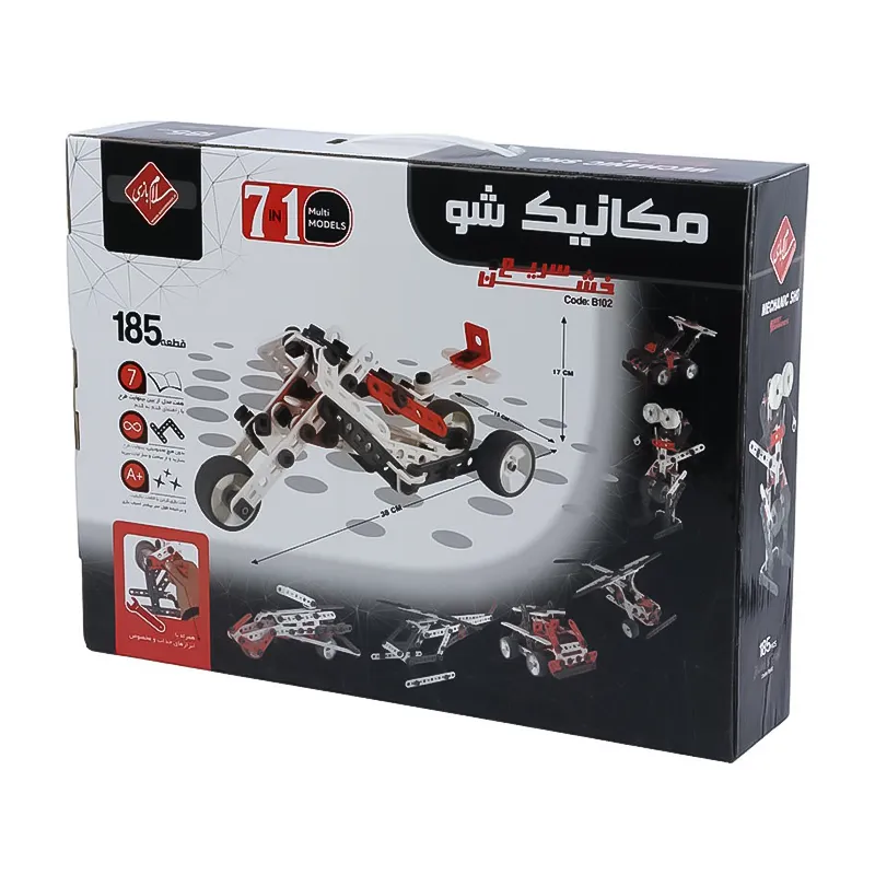لگو مکانیک شو سلام بازی مدل B102 تعداد 185 قطعه