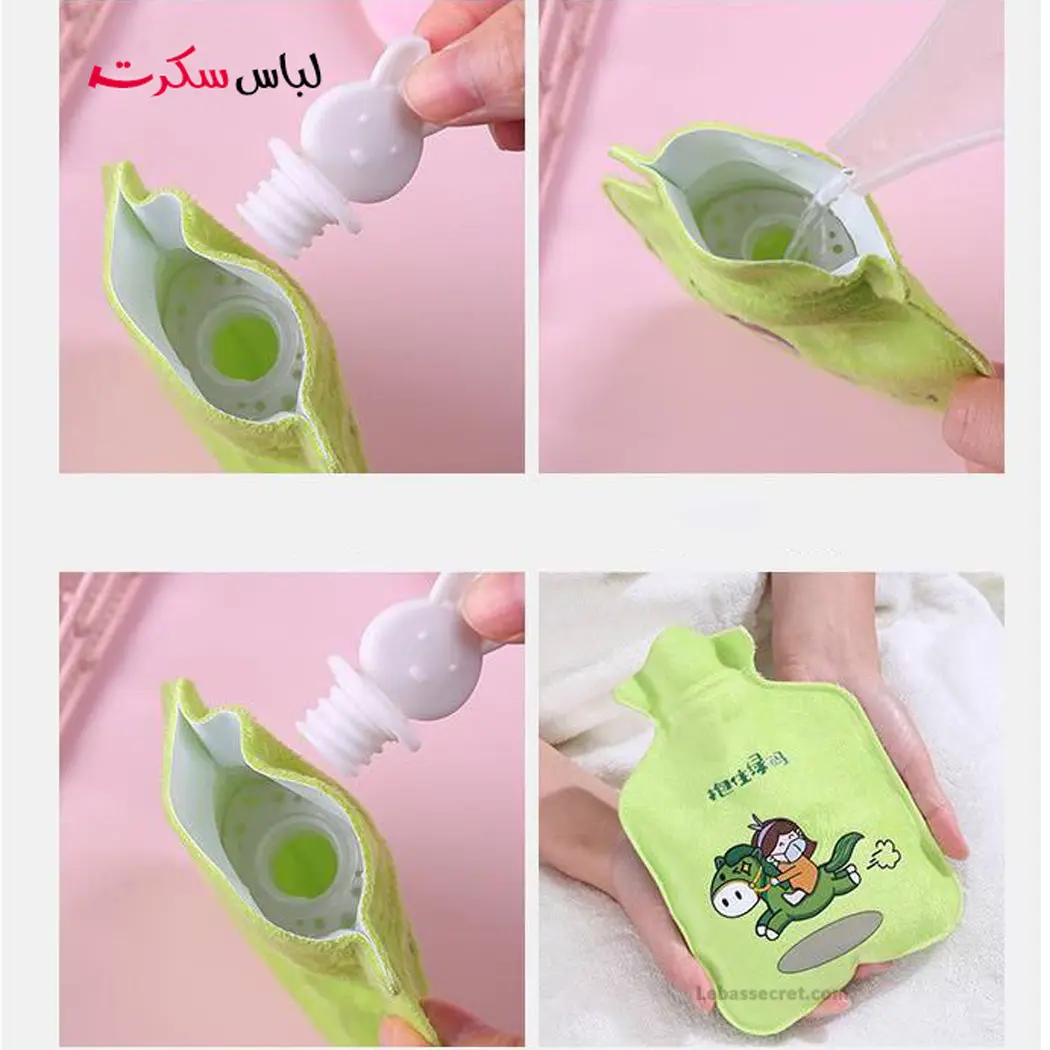 کیسه آبگرم کوچک مخملی فانتزی 258 — تصویر ۴