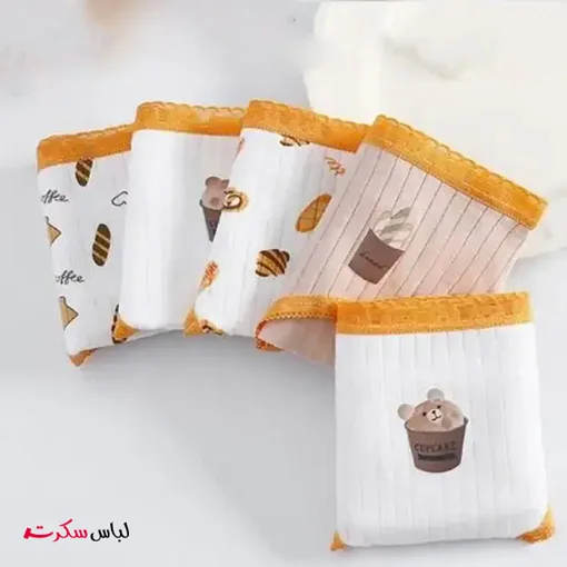 شورت نخی زنانه فانتزی پک 2 عددی ls00200 — تصویر ۳