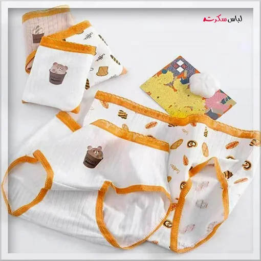 شورت نخی زنانه فانتزی پک 2 عددی ls00200 — تصویر ۴