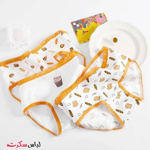 شورت نخی زنانه فانتزی پک 2 عددی ls00200 — تصویر ۲