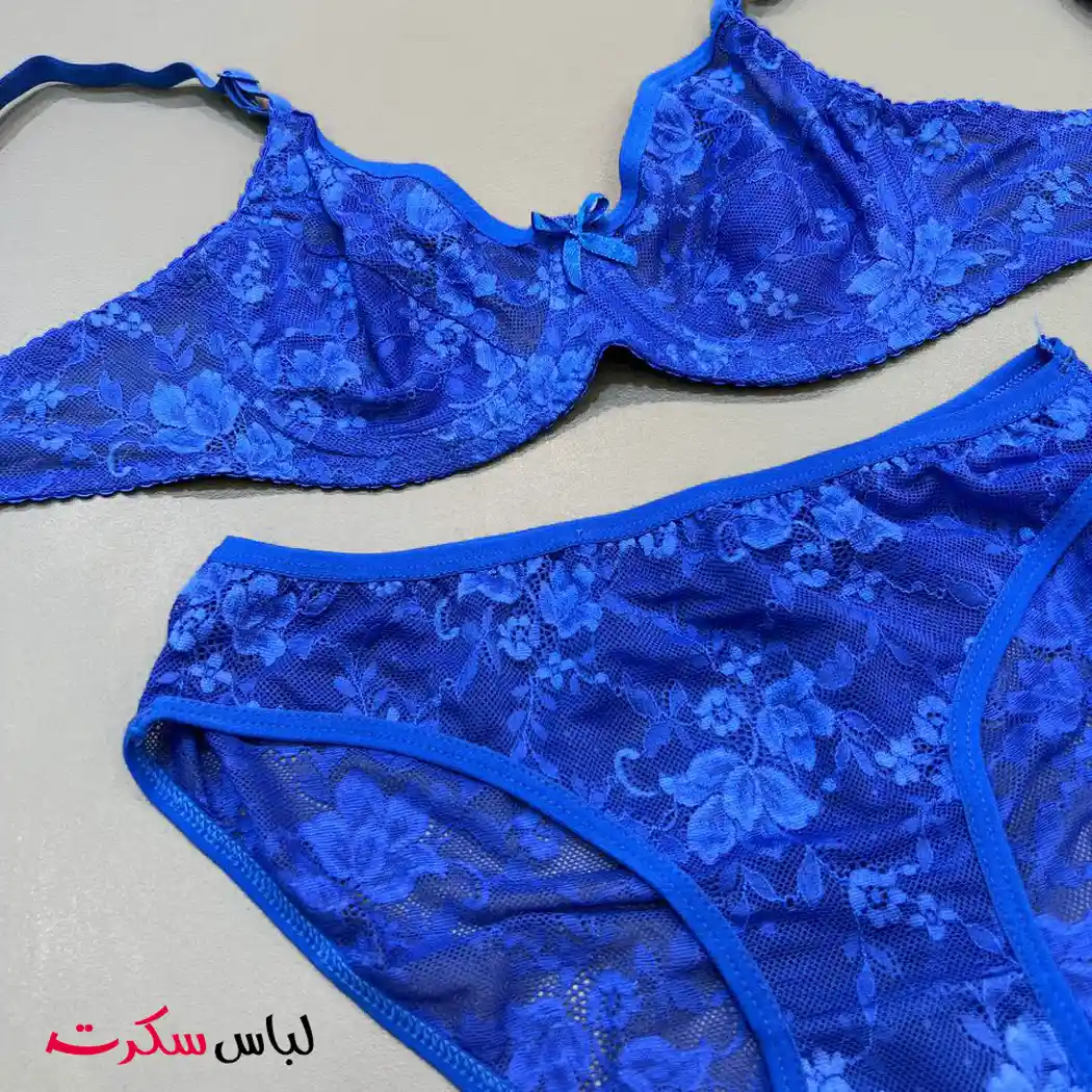 ست شورت و سوتین توری ls1377 — تصویر ۳