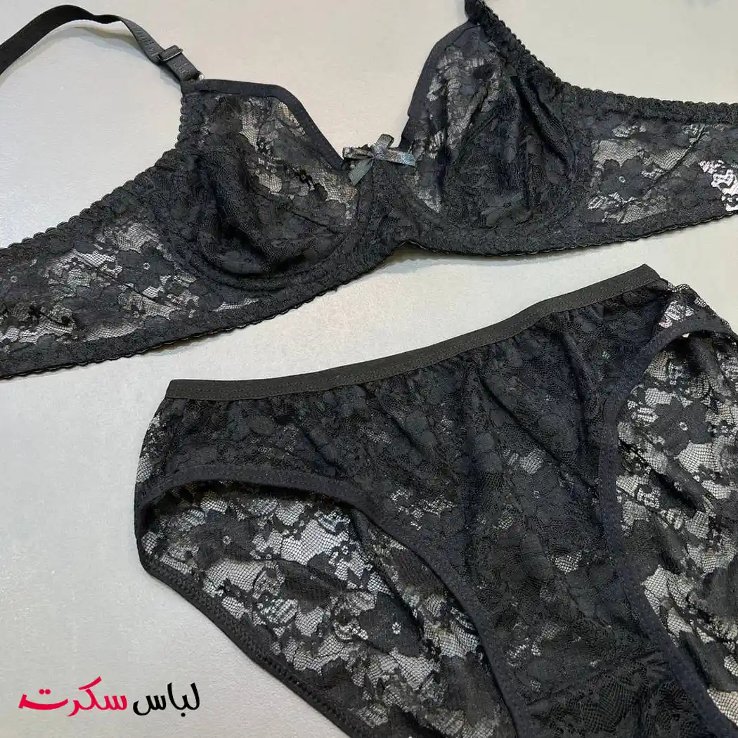 ست شورت و سوتین توری ls1377 — تصویر ۶