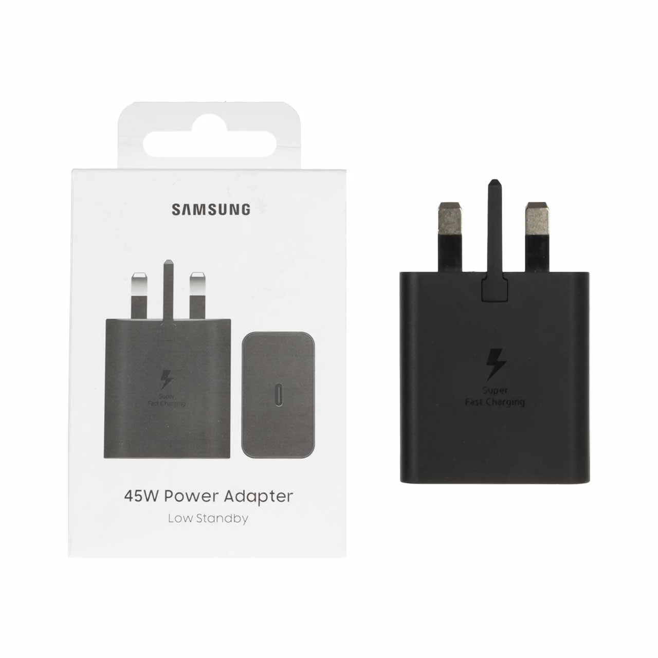 شارژر دیواری سه پین PD و فست تک پورت SAMSUNG مدلEP-T4511 45W – مشکی (گارانتی 18 ماهه تعویض اچ دی سرویس) اصل چین