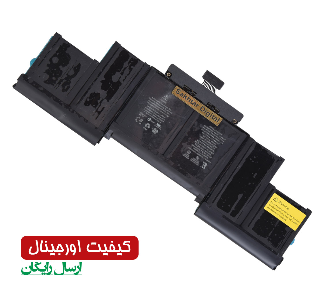 باتری اورجینال لپ تاپ اپل Apple MacBook Pro 15.4 A1398