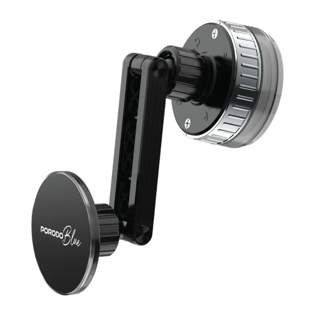 پایه نگهدارنده مغناطیسی چندمنظوره گوشی پرودو بلک مدل Porodo Blue Multi-Purpose Magnetic Phone Mount – Black