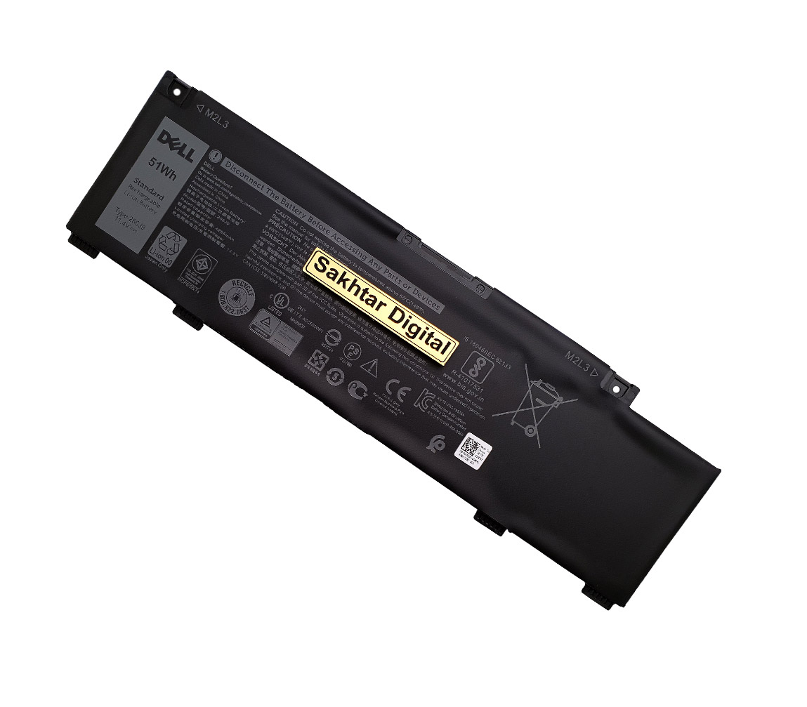 باتری اورجینال لپ تاپ دل Dell G3 15 3500 / G5 5500