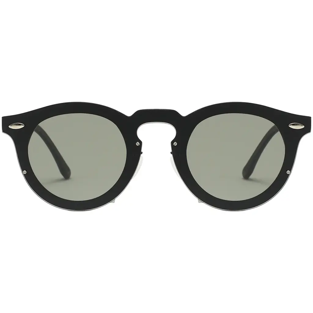 عینک آفتابی پرودو لايف استايل مدل Porodo Lifestyle Dale Round Frame Sunglasses – Black