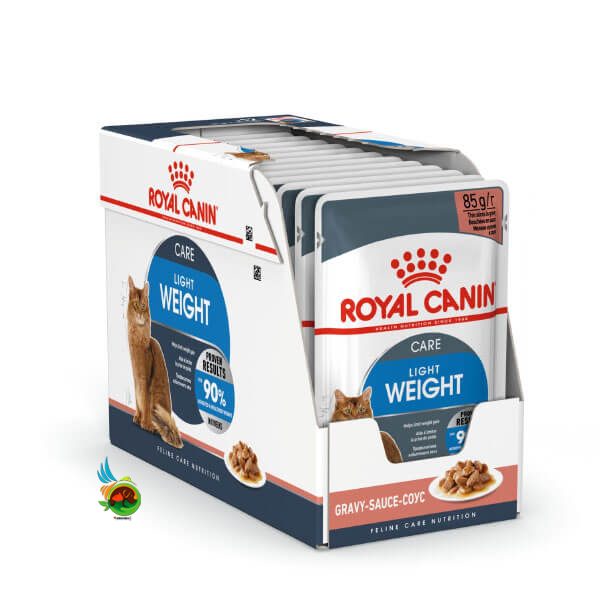 پوچ گربه لایت ویت رویال کنین Royal Canin Light Weight Care پک 12 عددی