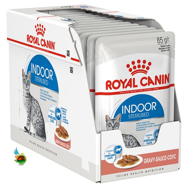 پوچ گربه عقیم ایندور رویال کنین مدل Royal Cnin Indoor Sterilised پک 12 عددی