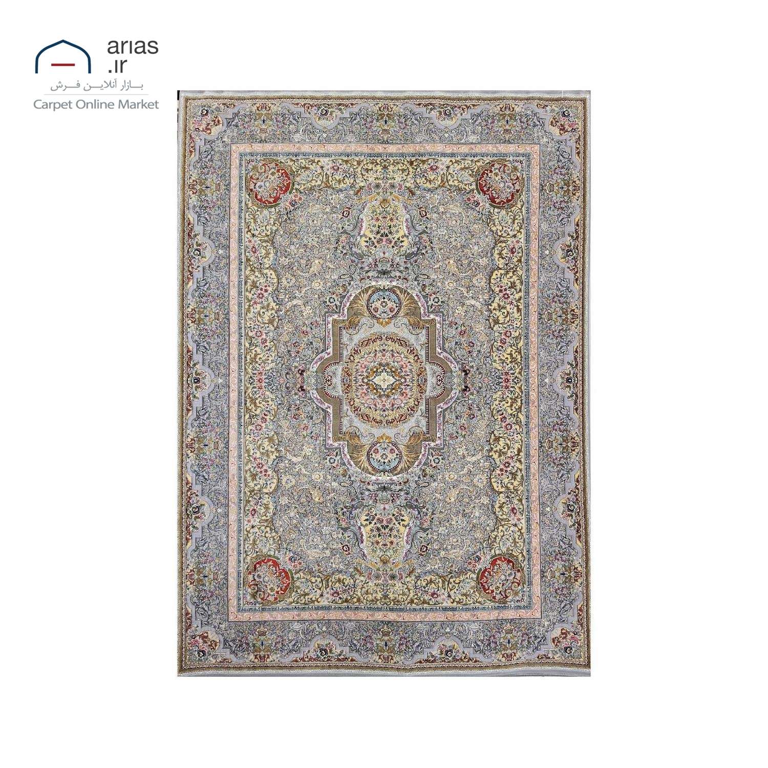 فرش ماشینی کلاسیک آریاس 1500 شانه کد M23103