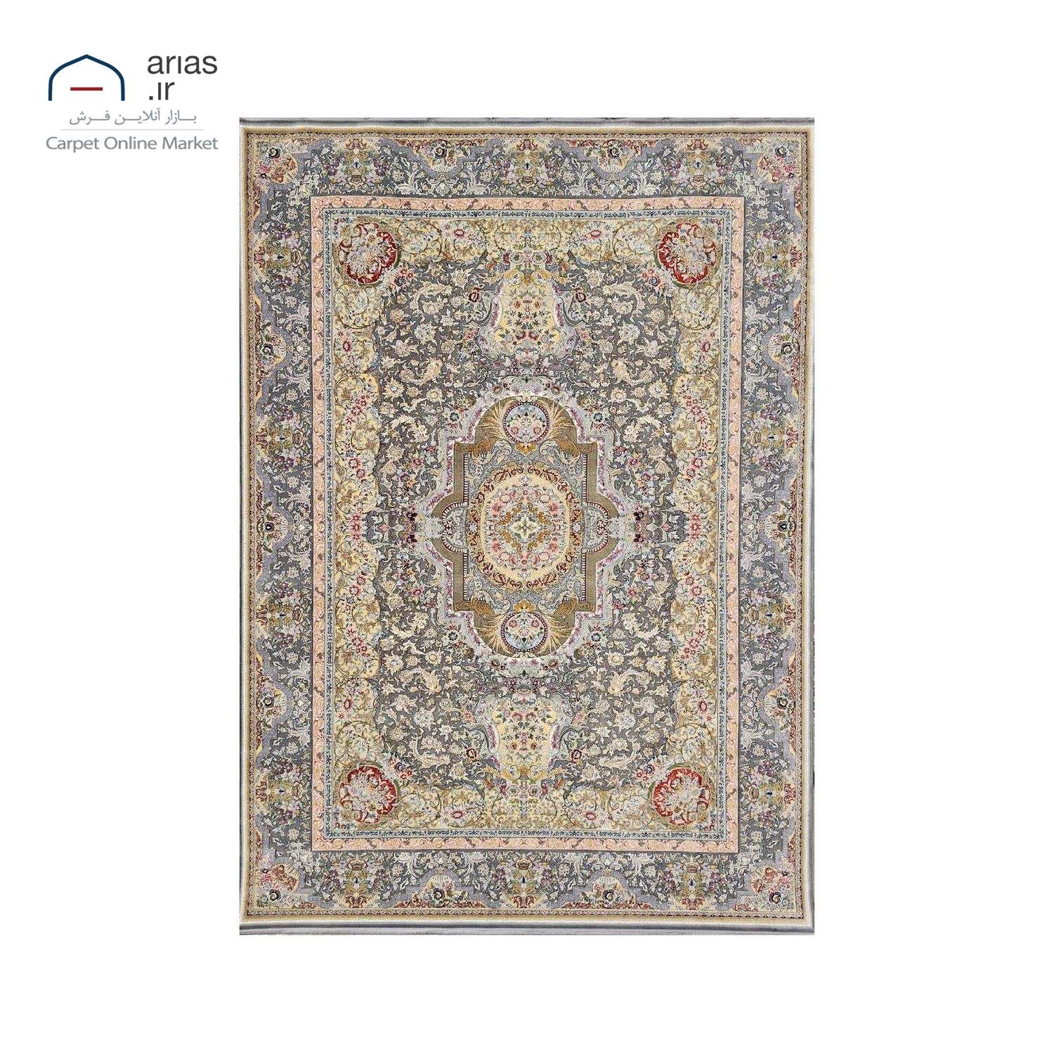 فرش ماشینی کلاسیک آریاس 1500 شانه کد M23102
