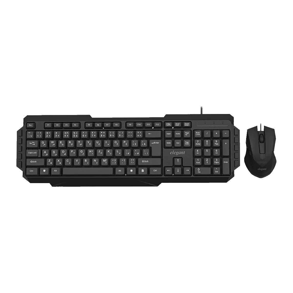 کیبورد و ماوس با سیم الگانت Elegant EKM-220 با حروف فارسی