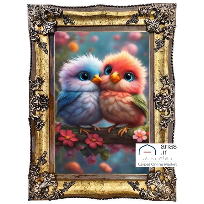 تابلو فرش ماشینی عمودی اتاق کودک کد T20431M