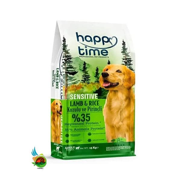 غذای خشک سگ بالغ سنستیو هپی تایم طعم بره و برنج Happy time Lamb and rice flavor وزن 15 کیلو گرم