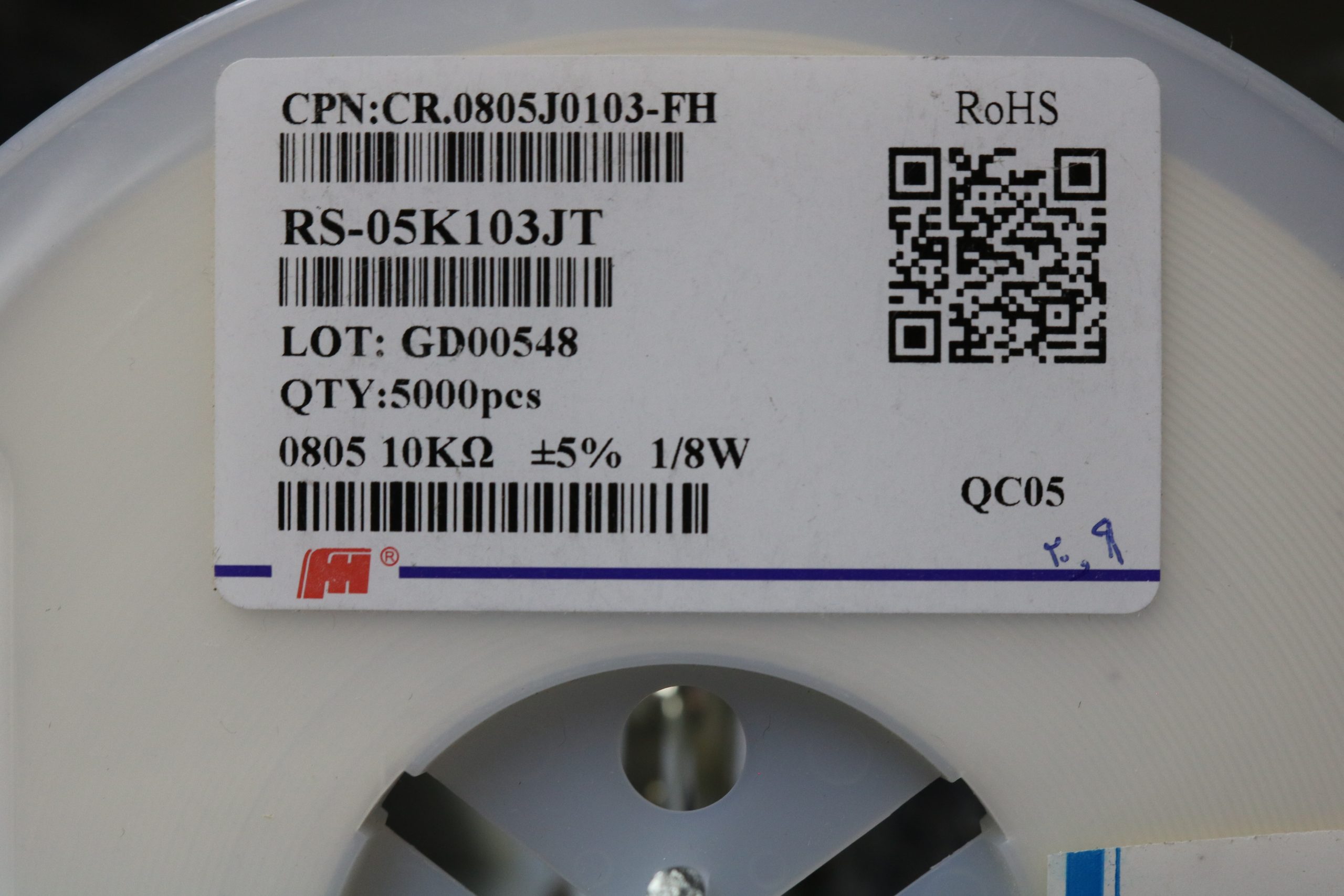 مقاومت 10 کیلو اهم SMD 0805 — تصویر ۲