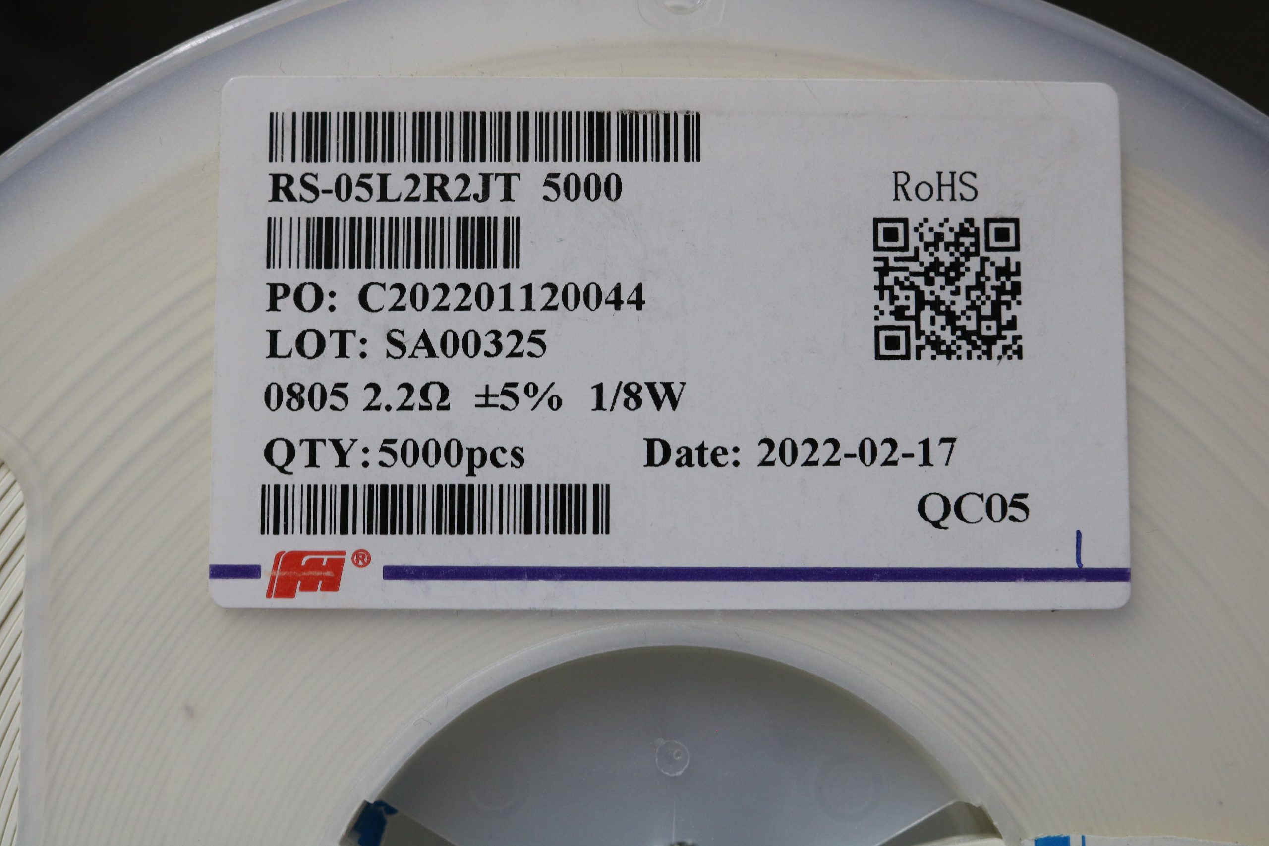 مقاومت 2.2 اهم SMD 0805