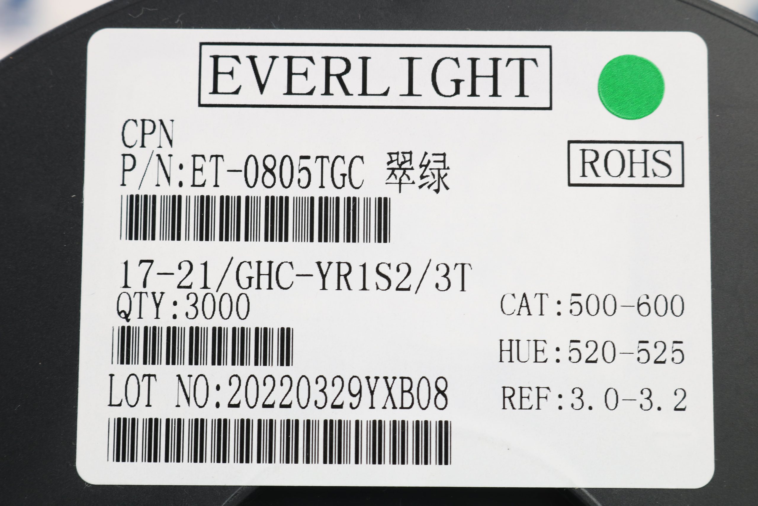 LED سبز پکیج 0805 — تصویر ۳