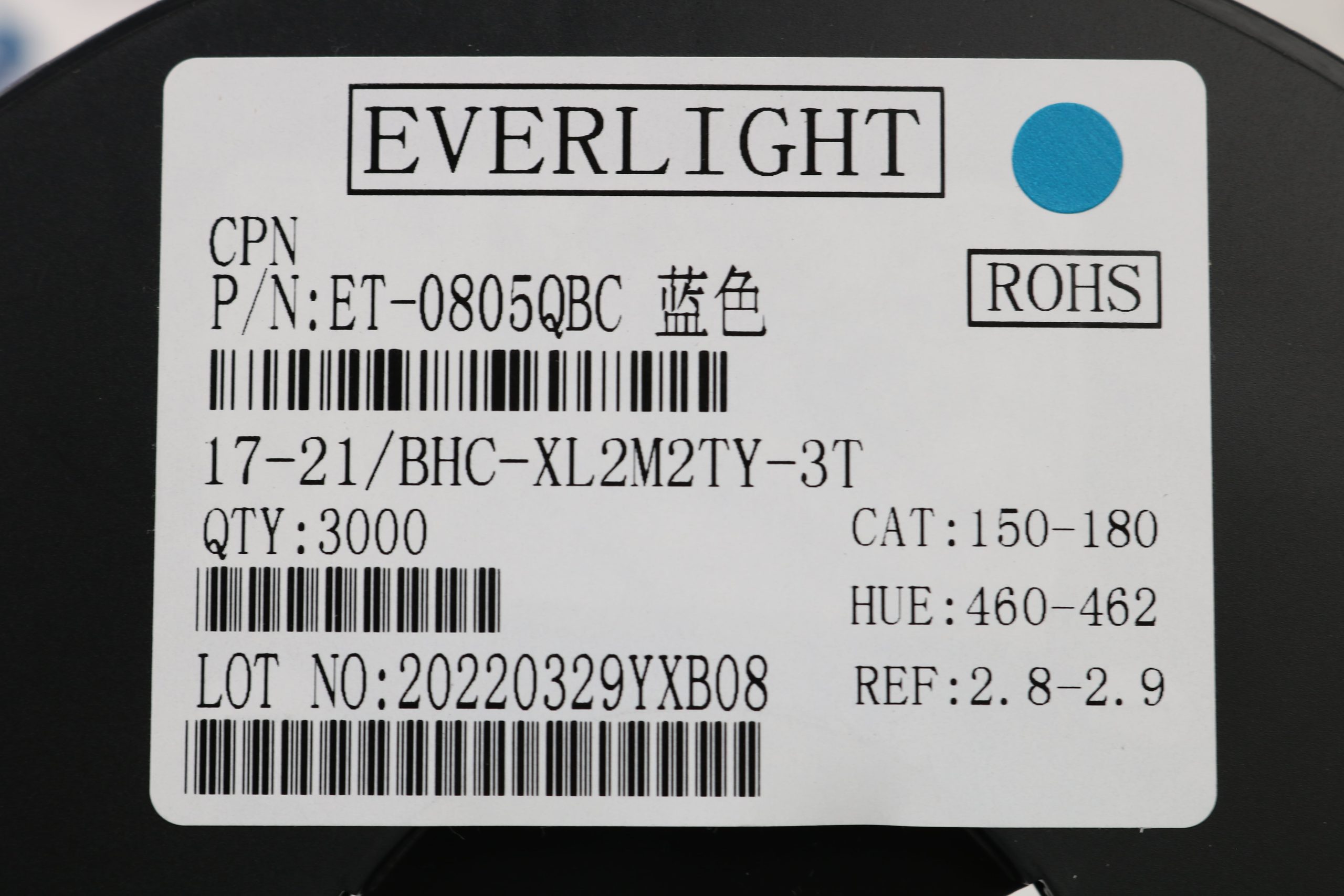 LED آبی پکیج 0805 — تصویر ۳