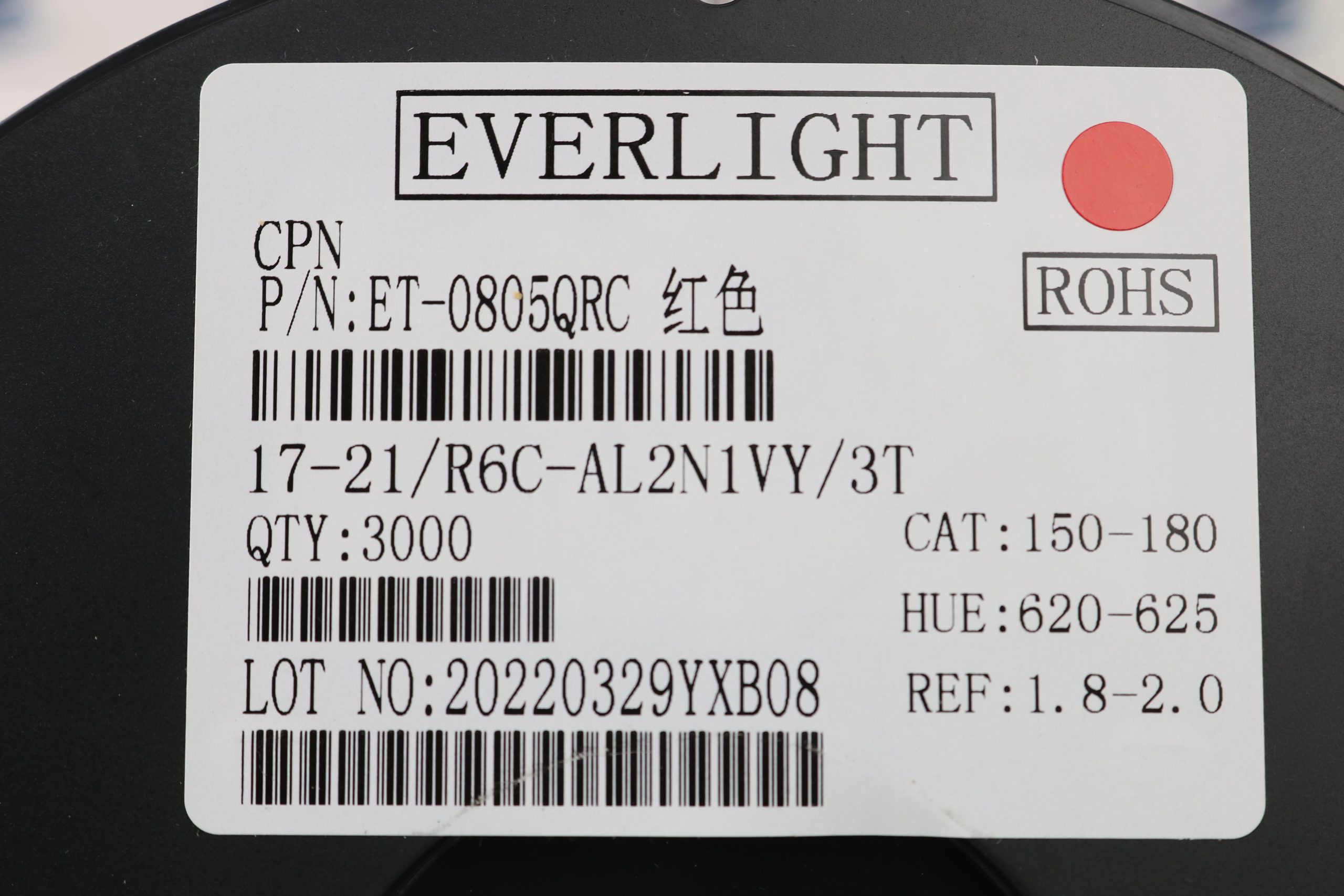 LED قرمز پکیج 0805 — تصویر ۳