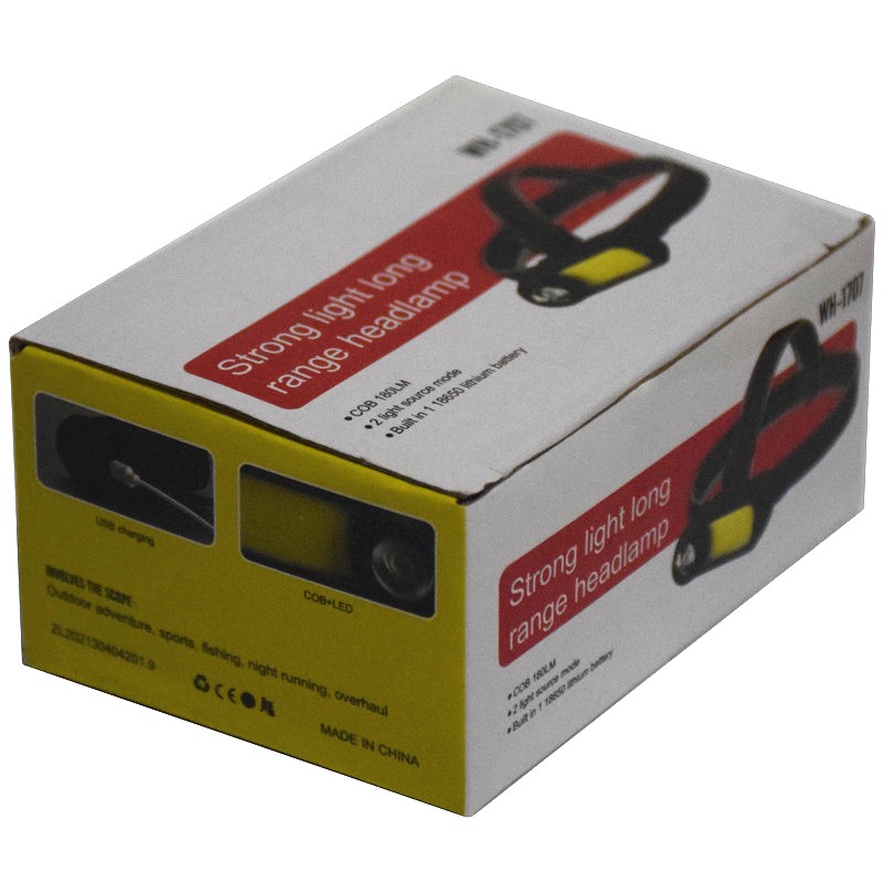 چراغ پیشانی COB+XPE مدل WH-1707 — تصویر ۶
