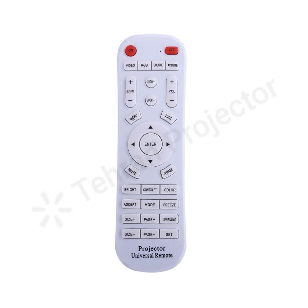 ریموت کنترل ویدئو پروژکتور تمامی برندها – universal projector remote control — تصویر ۲
