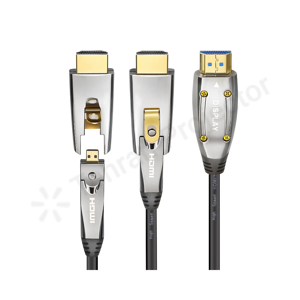 کابل اچ دی ام آی اکتیو فایبر اپتیکال 10 متری HDMI 2.0 Active Fiber Optical (AOC) AM TO DM